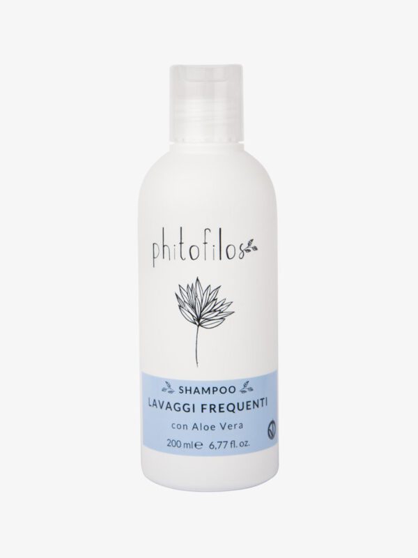 Gecertificeerd bio Shampoo voor frequente gebruik met ALOE VERA, 200ml