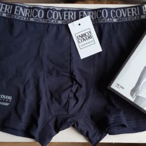 Enrico Coveri Set van 3 Stuks heren katoenen boxer in Blauw - Wit - Grijs kleur, Maat L 5