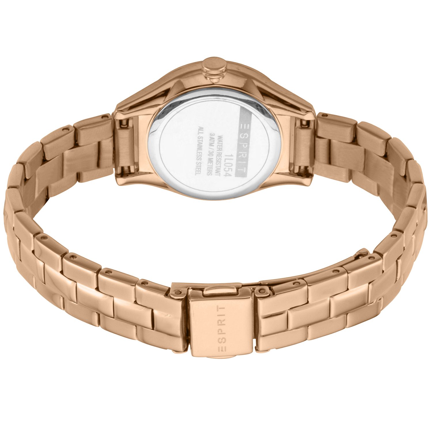 Esprit dames elegante horloge - roze goud kleur - 3ATM - polshorloge - ES1L054M0075