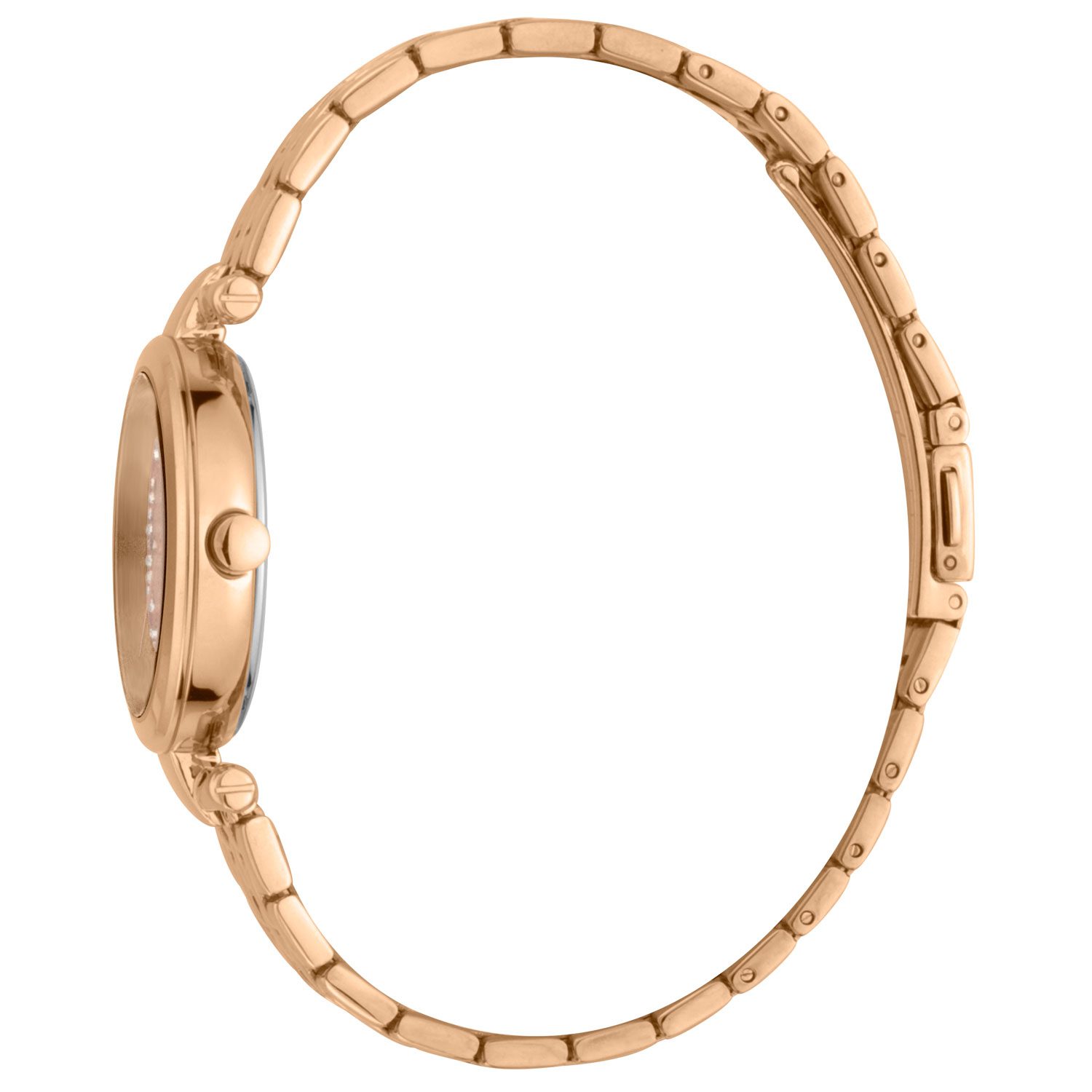 Esprit dames polshorloge ES1L203M0085 - 5ATM - roze goud kleur - vrouwelijke horloge armband
