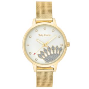 Juicy Couture Horloge vrouwen, dames, goudkleurig JC/1124WTGB
