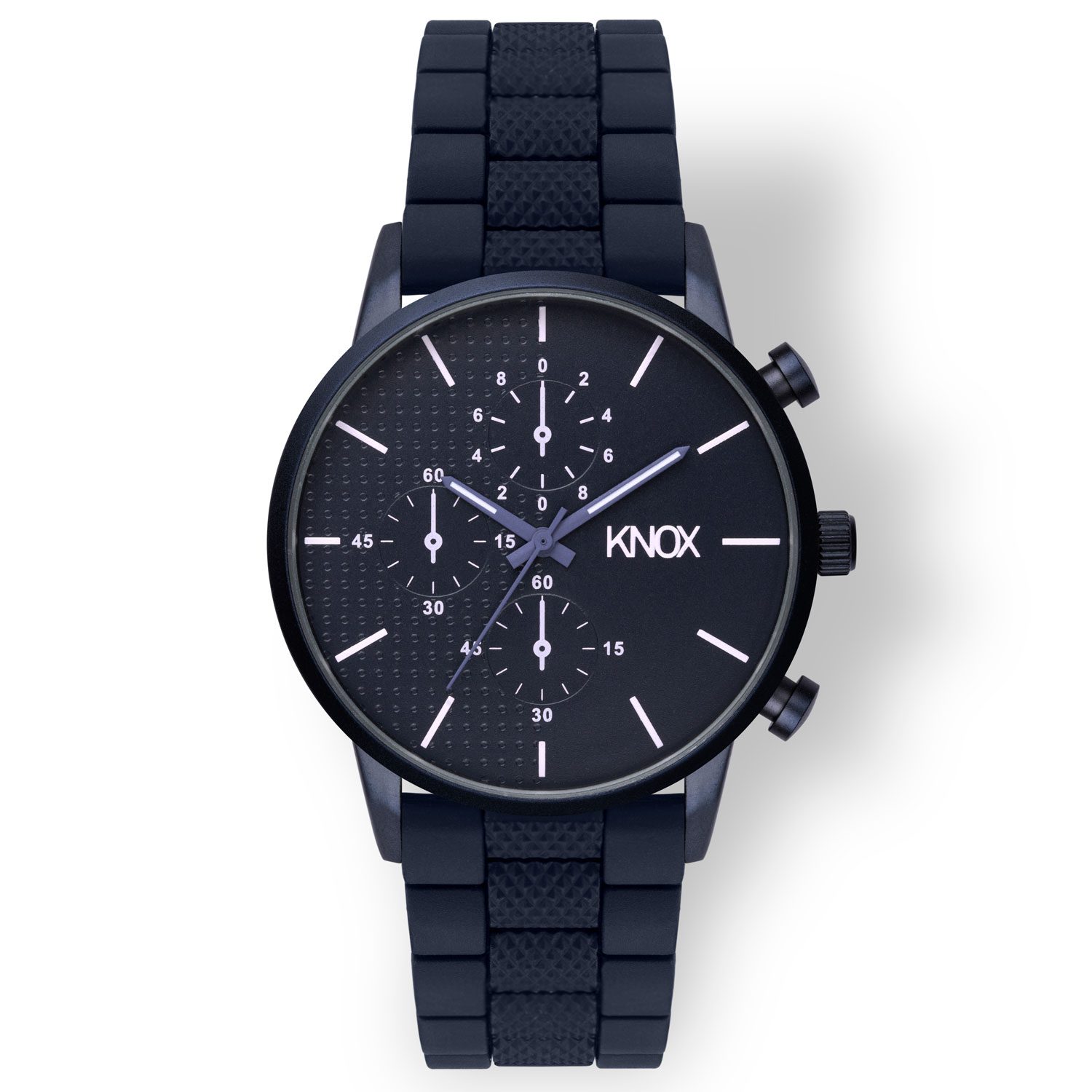 Knox heren Horloge van Silicone - blauw kleur - KNOX01