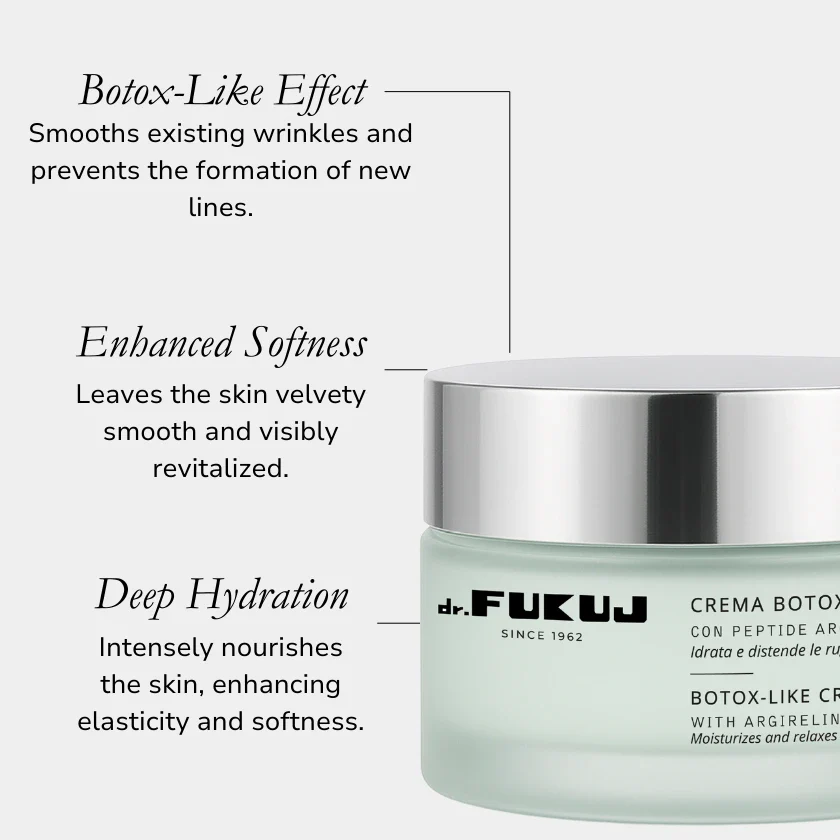 Effective relax gezicht creme met Argireline - hexapeptide 8 - strakke huid - verjongt - lift de contouren 50ml