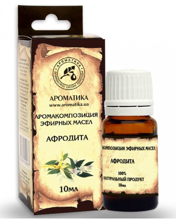 Aphrodite etherische olie compositie met  Ylang-ylang, rozenboom, Sandelhout, Vanille, Neroli 10ml