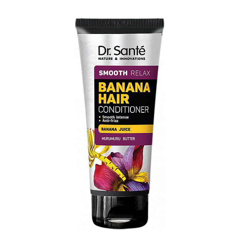 Haarbalsem voor kroes en krullend haar met Banaan extract - murmuru boter - keratine - 200ml