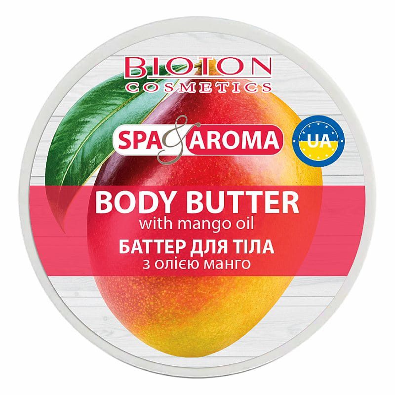 BIOTON Cosmetics - SPA AROMA - Bodyboter met mango boter- verzacht en verjongd de huid 250ml