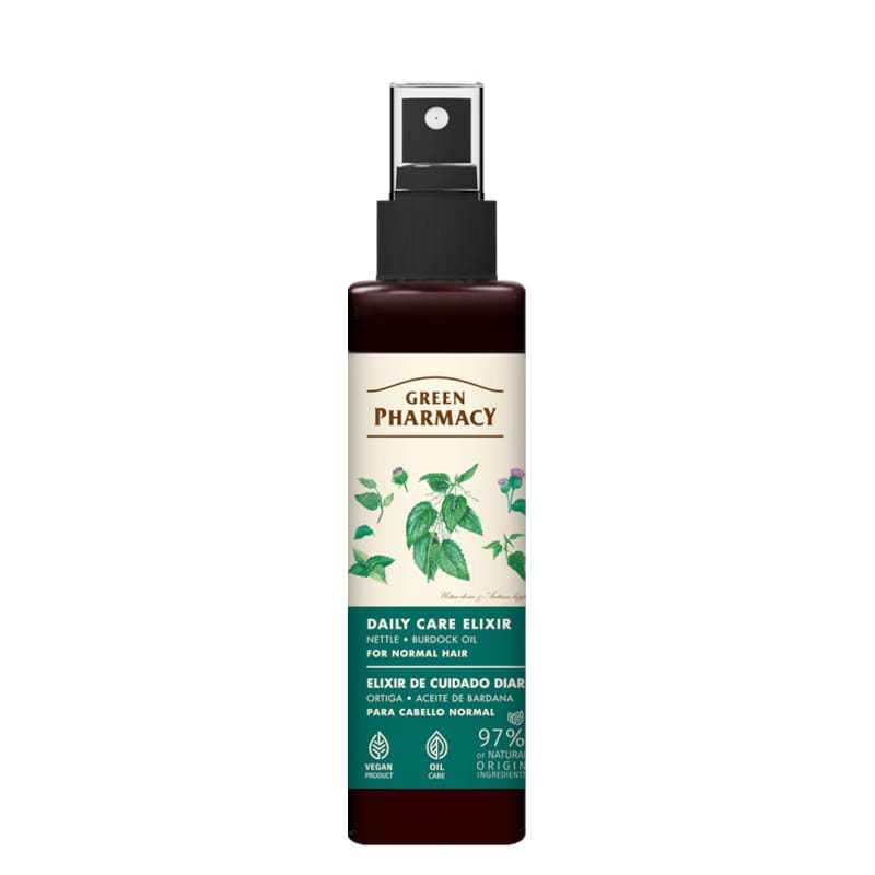 Natuurlijke doeltreffende haar spray met Brandnetel- en Kliswortelolie – versterkt wortels - haarverlies  150 ml