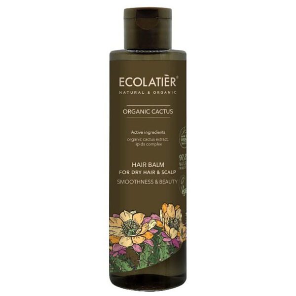 Biologische CACTUS haar Balsem voor droog broos haar,  250ml