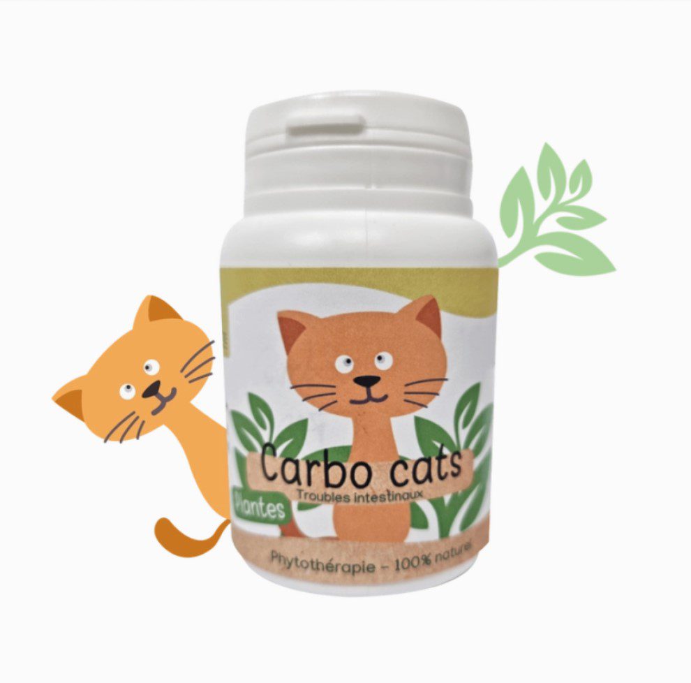 KasTete Franse Natuurlijke Spijsvertering Carbo Cats - houtkool en propolis - 30 capsules
