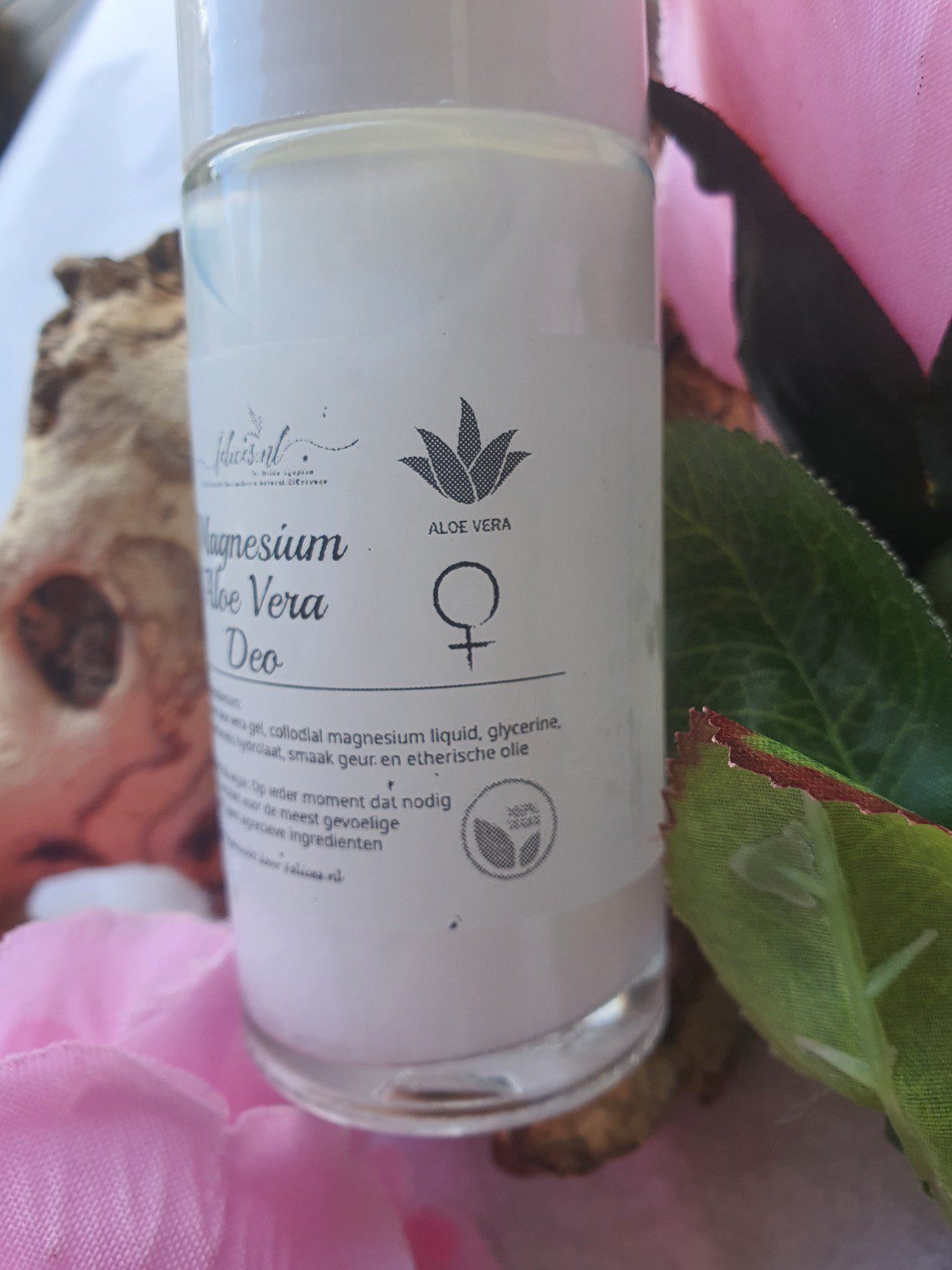 Natuurlijke Magnesium en Aloe Vera deodorant roll on - SWEET geur - meest gevoelige huid - doeltreffend 50ml