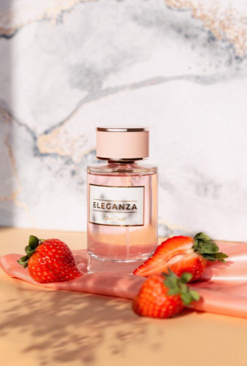 Franse parfum ELEGANZA - combinatie van passie en elegantie - aardbei - jasmijn - vanille - oranjebloesem 100ml