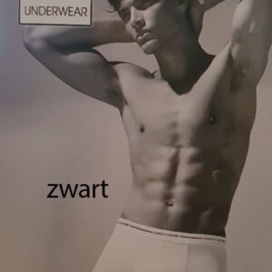 Enrico Coveri Set van 2 stuks mannen boxer in ZWART, katoen, Maat XL/XXL