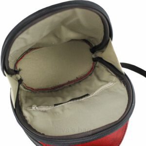 Leren kleine rugzak in CAMEL kleur, met rits en schouder banden, handige tas, rugzak van leer