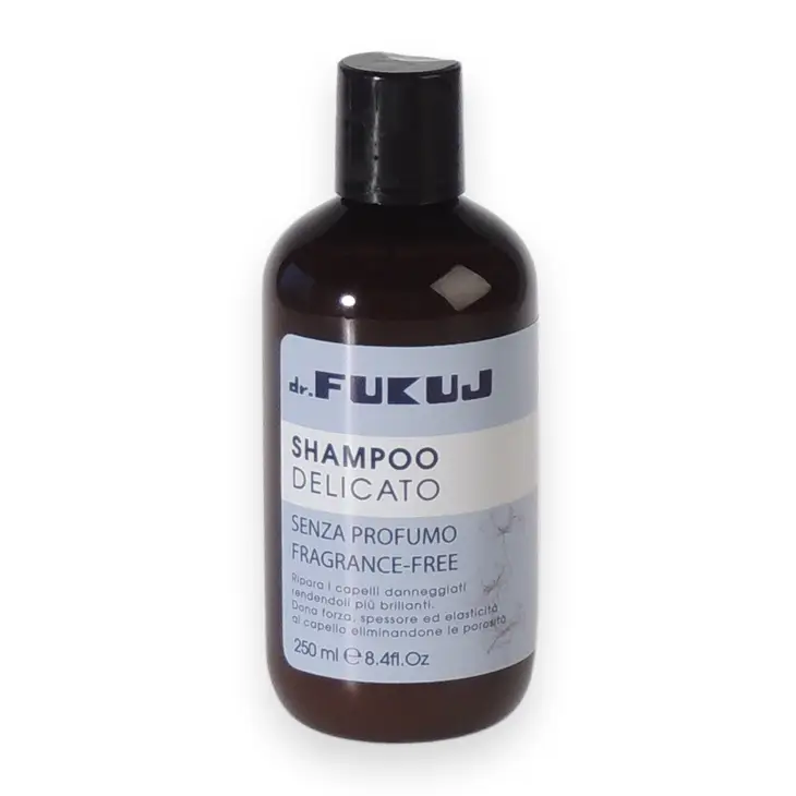 Delicate Geurvrije Shampoo - allergische hoofdhuid - glanzend haar - Handgemaakt in Italië 250ml