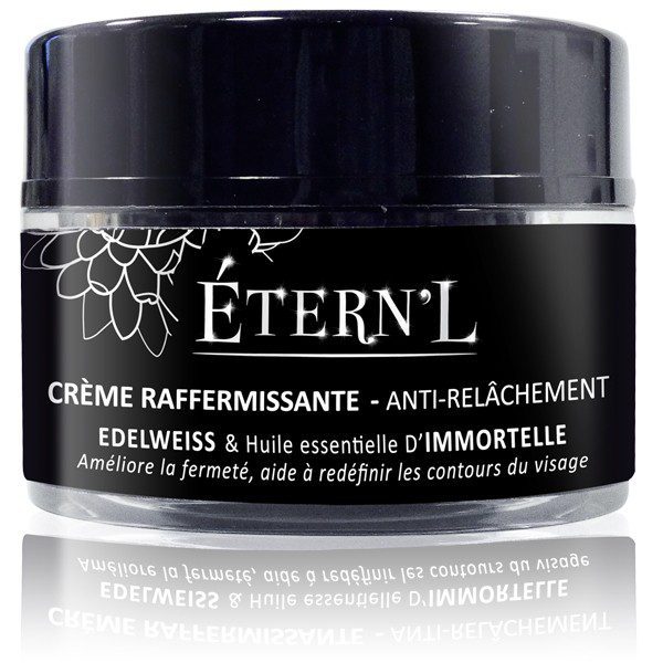 ÉTERN'L Luxurieuze verstevigende creme met Edelweiss & Immortelle essentiële olie - verbetert gezicht contouren 50ml