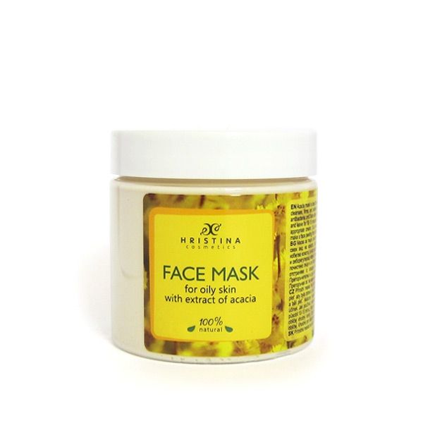 Natuurlijke en doeltreffend gezicht masker tegen acne en vette huid - weegbree - geranium - calendula 200ml