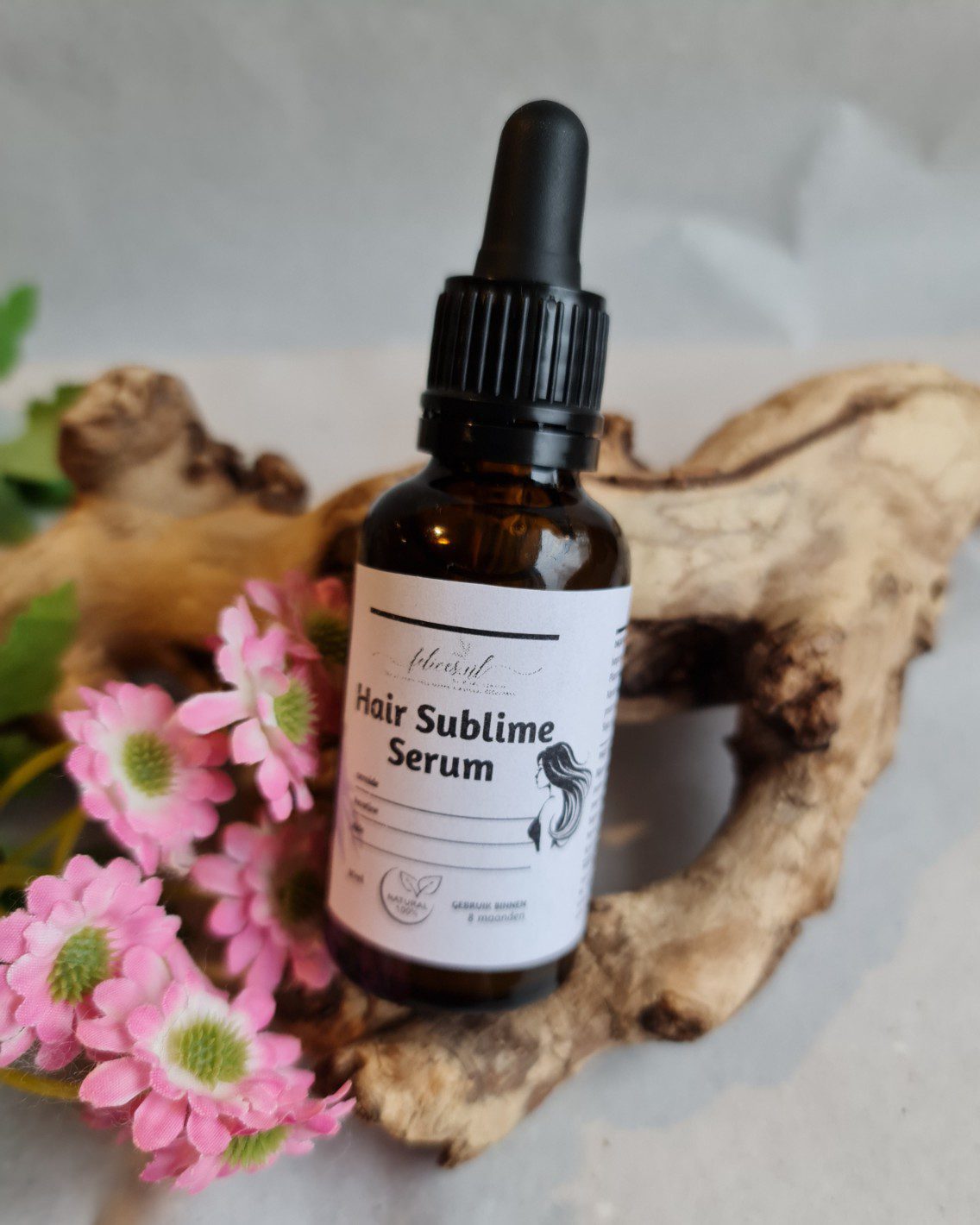 Natuurlijke handgemaakte Haar serum met keratine - ceramide - zijde proteïne - verzacht en strijkt glad 30ml