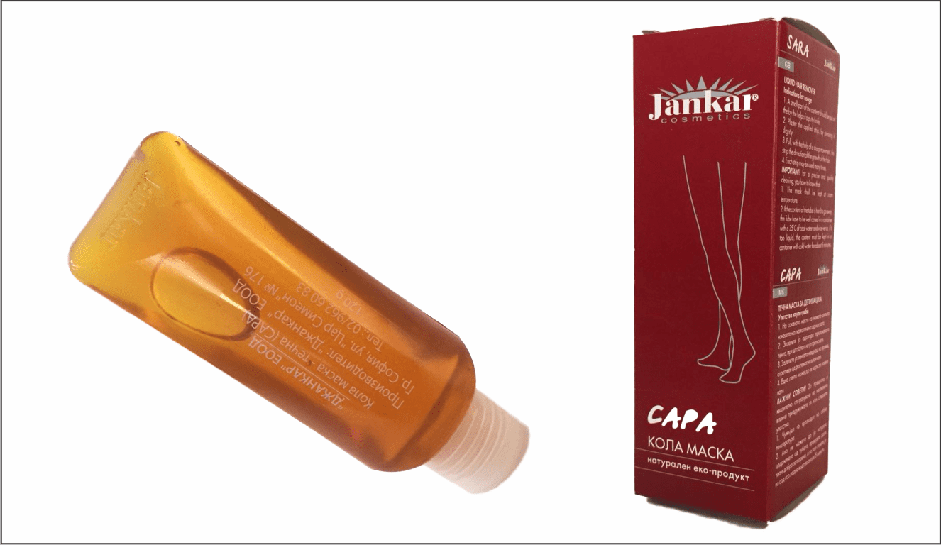 Jankar natuurlijk Vloeibare lichaam haars - suiker haars - was - wax - geen allergieën - 120 ml