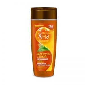 Natuurlijke Shampoo met henna voor gekleurd en beschadigd haar - glanzend haar - 270ml