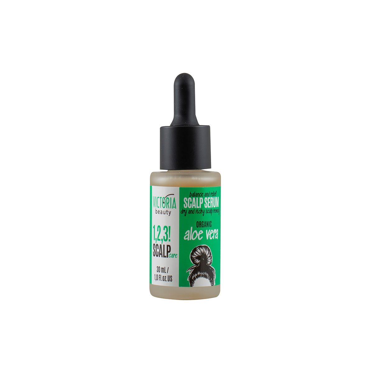 Natuurlijke hoofdhuid serum tegen droogheid en jeuk - Aloe vera - biotine - hyaluronzuur 30ml