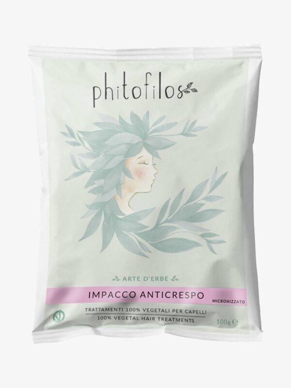 Phitofilos gecertificeerde haarmasker voor kroes haar, anti-frizz 100gr