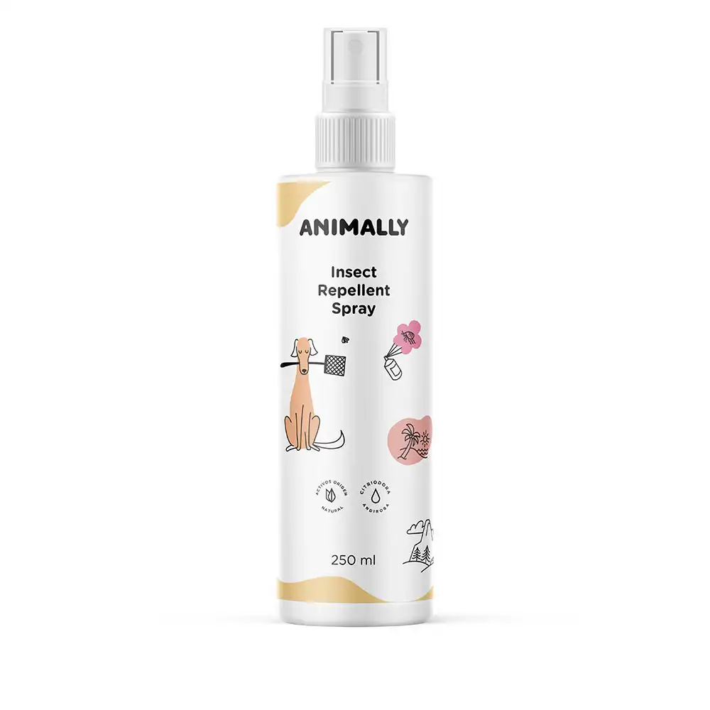 Animally Biologische Dieren Insecten spray - teken - vloeien - etherische olie 250 ml