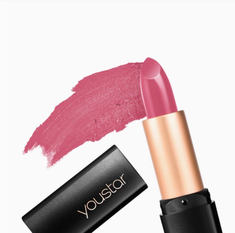 Natuurlijke Intense Colour Shine & Care Lipstick - glanzend lippen - hydraterend - Nr. 02  Nude Rose 3gr