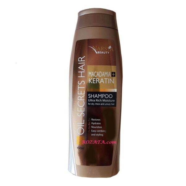 MACADAMIA EN KERATINE SHAMPOO voedend shampoo 450ML