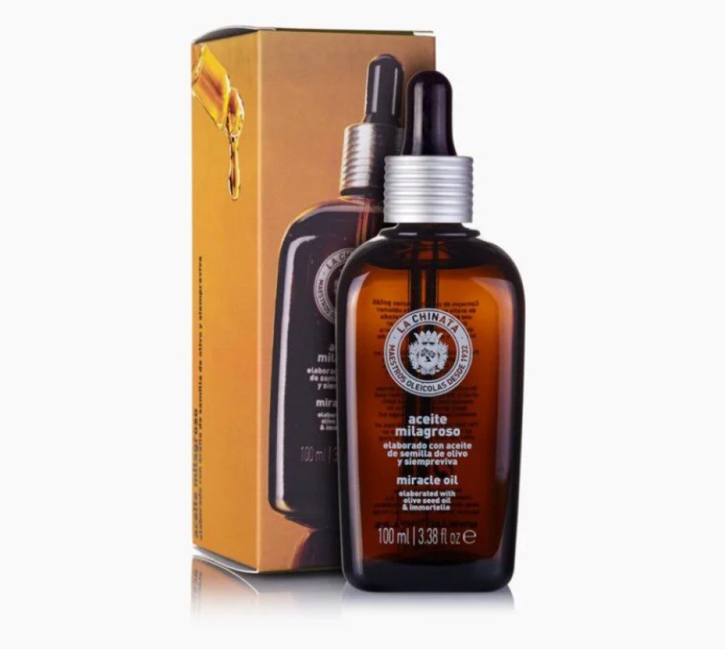 La Chinata Miracle Oil - wonder olie voor gezicht - lichaam - haar - olijfolie - vitamine E - immortelle extract 100ml