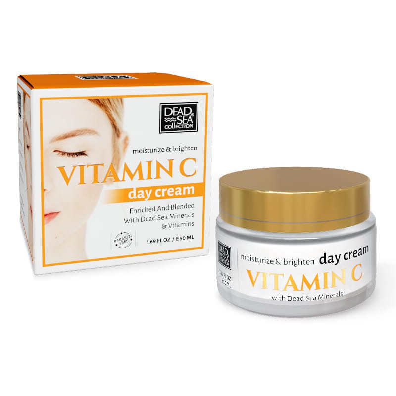 Israëls merk Dead Sea Dagcrème Hydraterend met Vitamine C - verrijkt met mineralen uit de zee 50ml