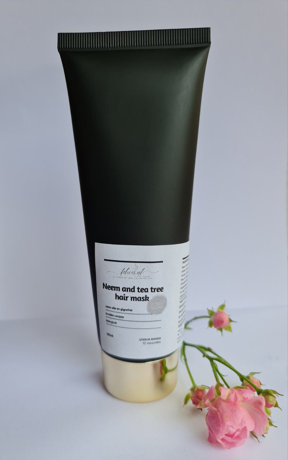 Biologische neem olie haar masker voor vet haar - propolis - rozemarijn - kruiden complex - 150ml