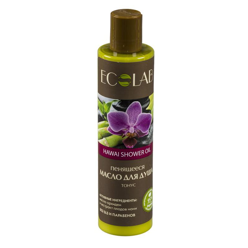 Regenererende doucheolie- droogje en allergische huid - orchidee - ylang-ylang olie 250 ml