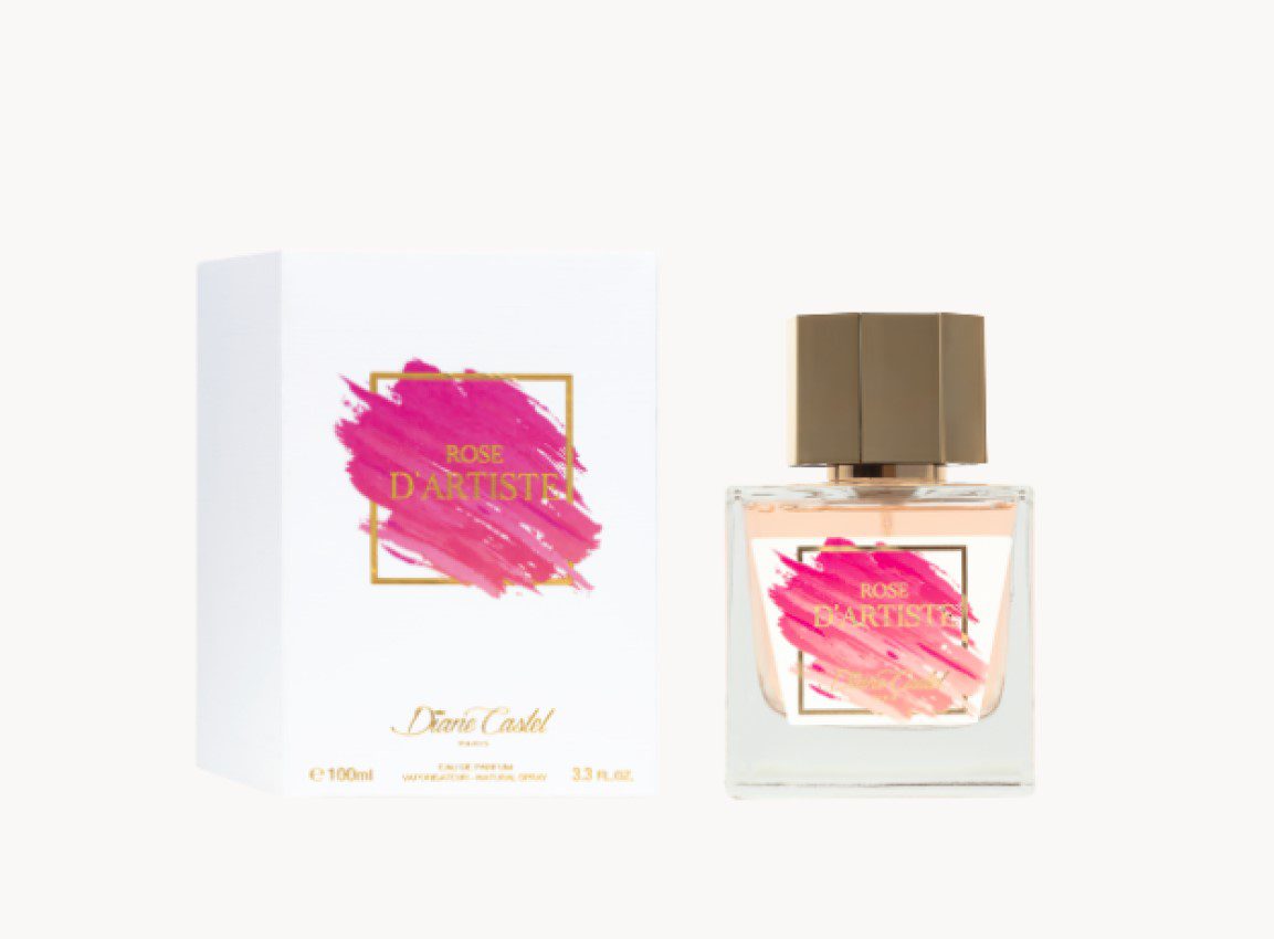 Franse dames Eau De Parfum ROSE d´ARTISTE - sparkelend geur  - poederig - jasmijn- roos en vanille 100ml