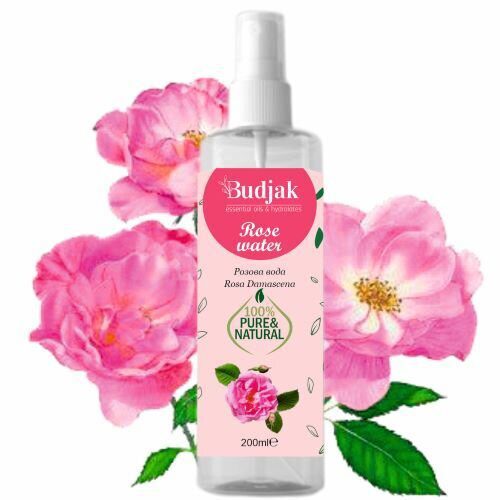 Biologische Rozen Centifolia bloemenwater - Rosa Centifolia - kalmeert huid en geest -  200 ml.