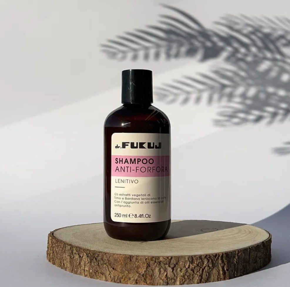 Dr. Fukuj Anti-roos shampoo - met tijm en klis - jeukend hoofdhuid - etherische olie 250ml