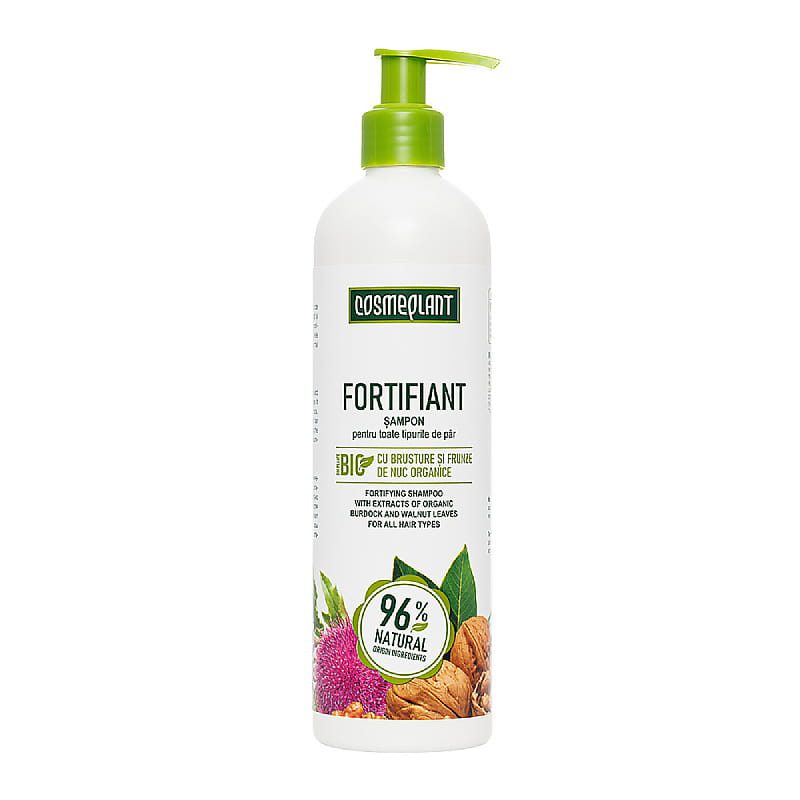 Natuurlijke shampoo Versterkende het haar - Klis en walnoot - voorkomt haar uitval - 400ml