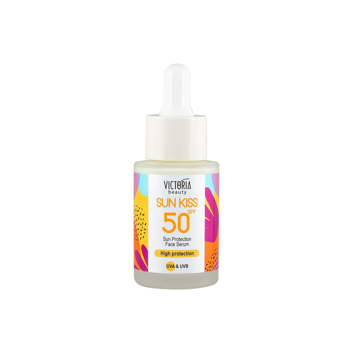 Zonnebrand gezicht creme-serum met SPF50 - verheldert de tint - niacinamide - hyaluronzuur 30ml