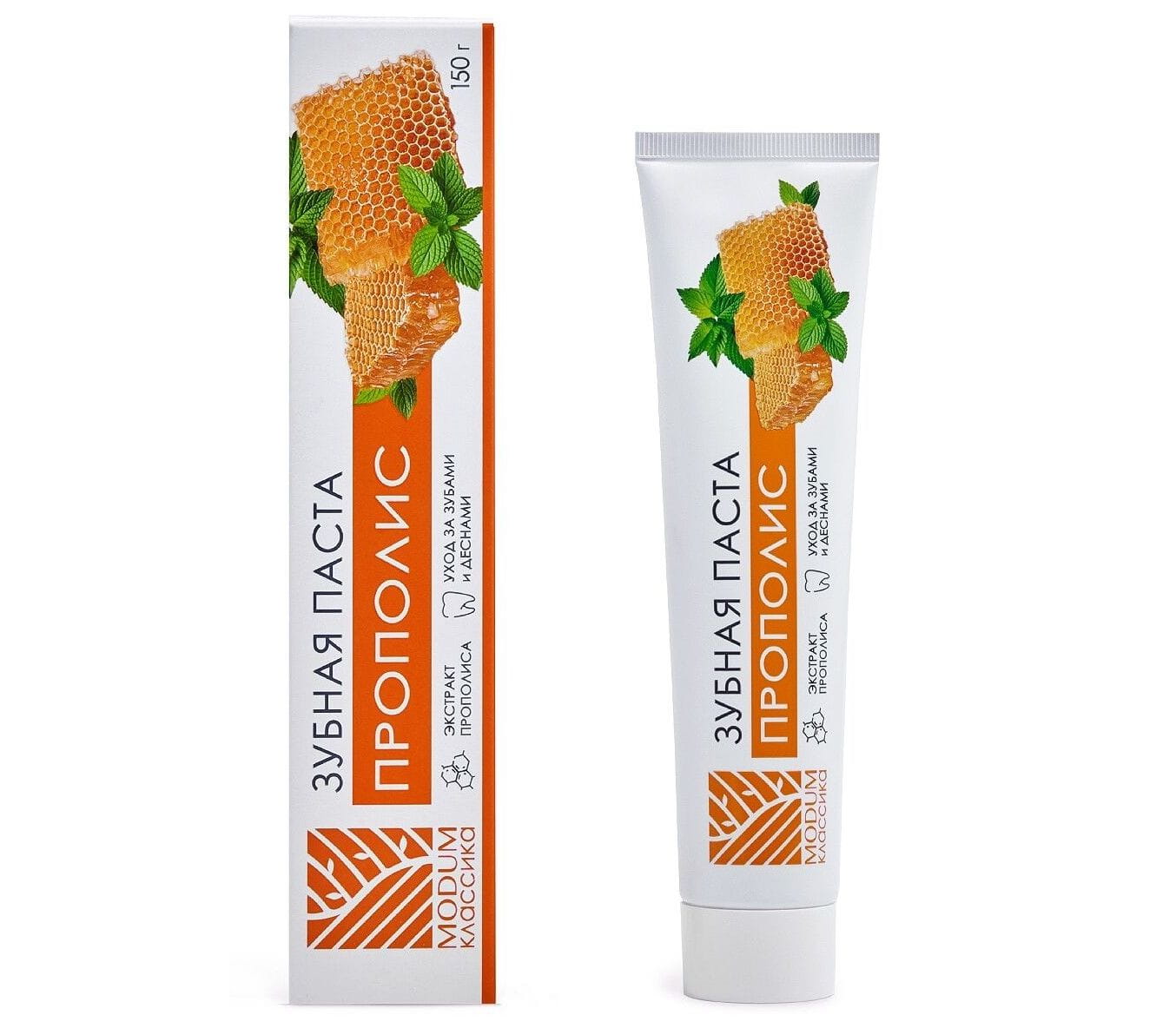 Natuurlijke voordelige Tandpasta - Propolis-extract en munt 150g