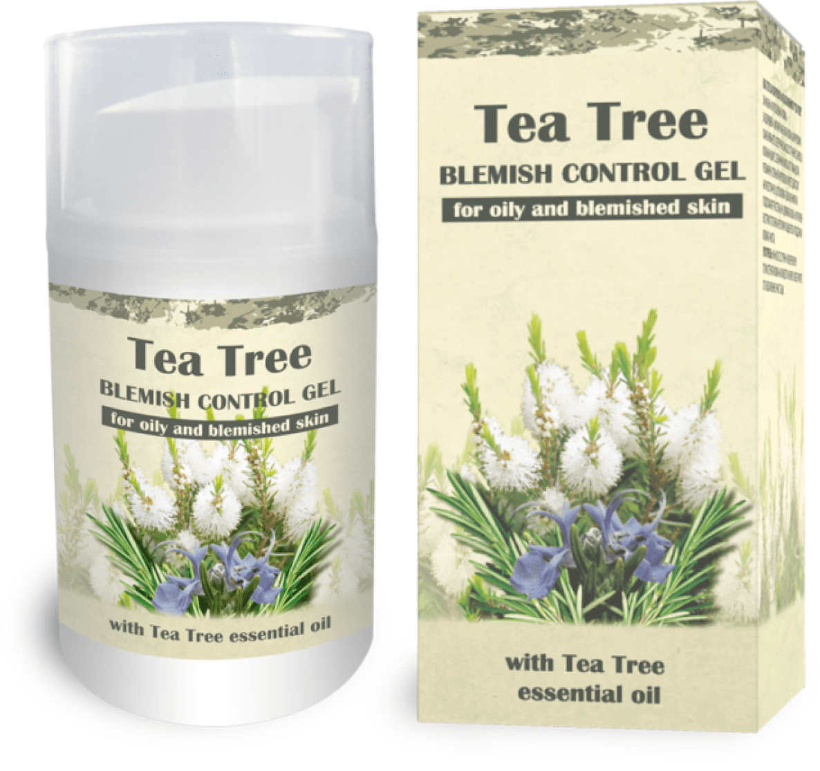 Refan natuurlijke Tea tree gezicht gel - ontstekingsremmend - acne - vette huid - effectief tegen puisten 50ml