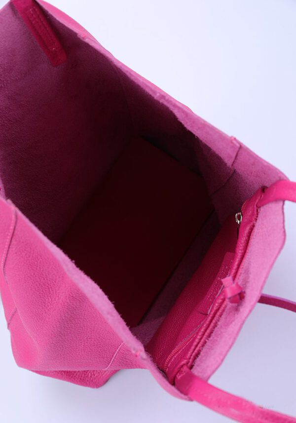 100% Leren tas in Karamel kleur, schouder tas, shopper