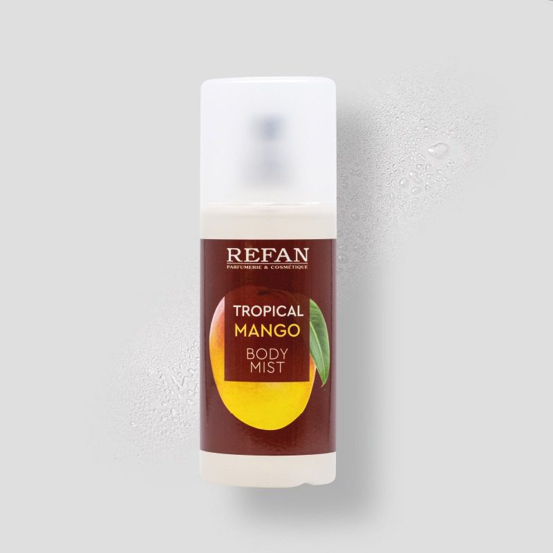 Refan natuurlijke Tropical Mango - body mist - antiallergisch toilette water 125ml