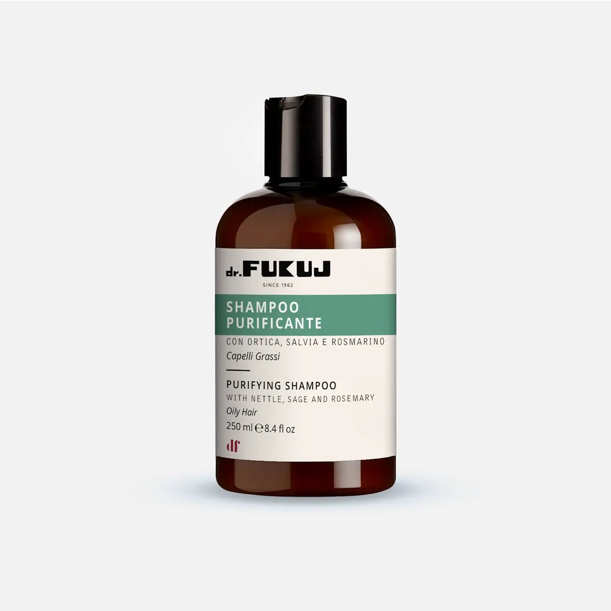 Italiaanse merk vet haar shampoo - met brandnetel - salie - rozemarijn - kalmeer hoofdhuid 250ml