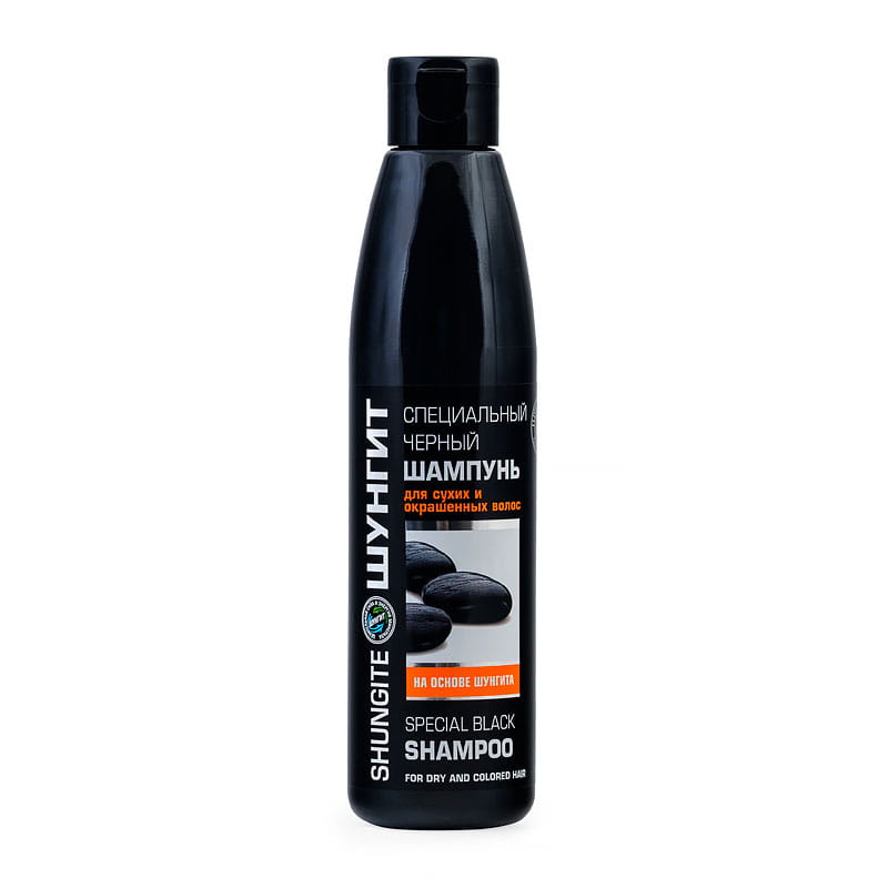 Shungite - Speciale zwarte shampoo - zwak haar - gekleurd haar - droog haar 330ml