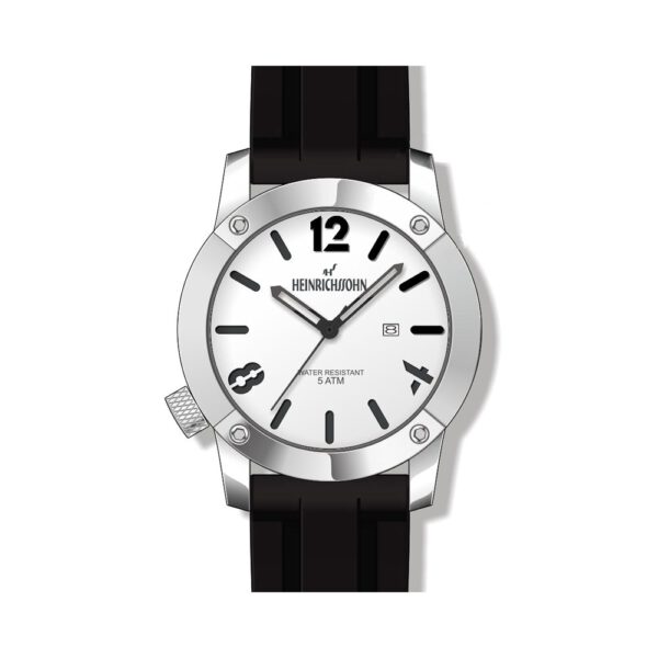 HEINRICHSSOHN GE-Schalke HS1014A Heren Horloge, 5ATM - Afbeelding 2