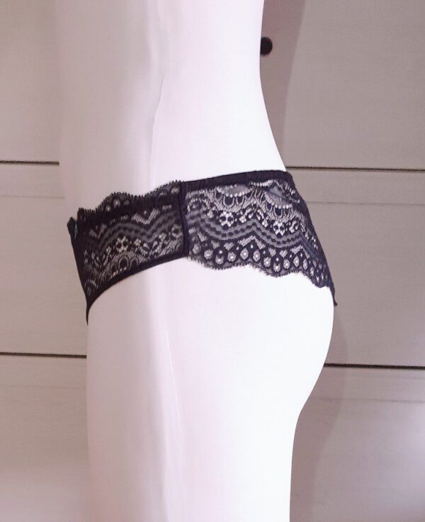 Infiore Joy Italiaanse slip Braziliaanse kant, ZWART, Maat L - Afbeelding 3