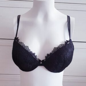 Infiore Italiaanse push-up gel beha kleur ZWART, Maat 80B