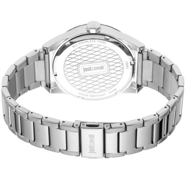 Just Cavalli heren horloge JC1G082M0065 polshorloge - 10 ATM - datum - stalen armband - Afbeelding 2