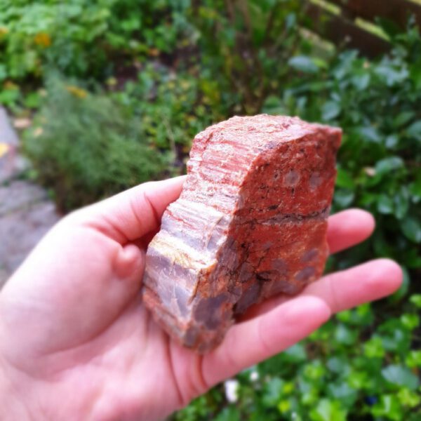 Ruwe brok van Rood Jaspis - grote stuk kristaal - edelsteen