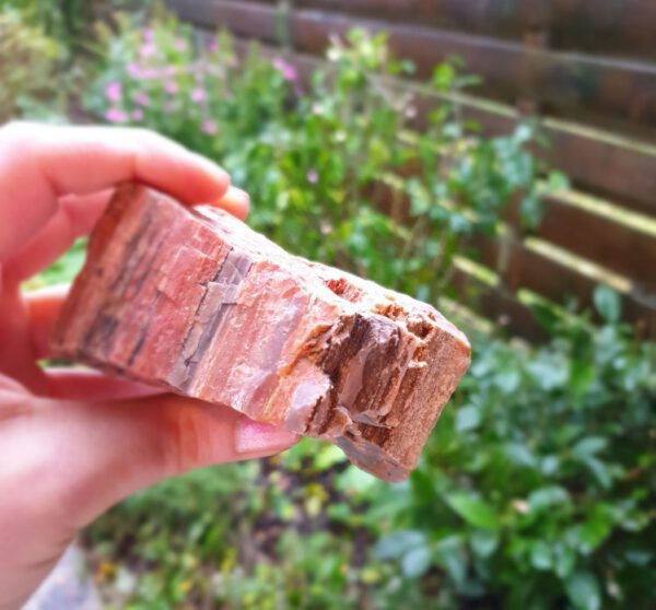 Ruwe brok van Rood Jaspis - grote stuk kristaal - edelsteen - Afbeelding 3
