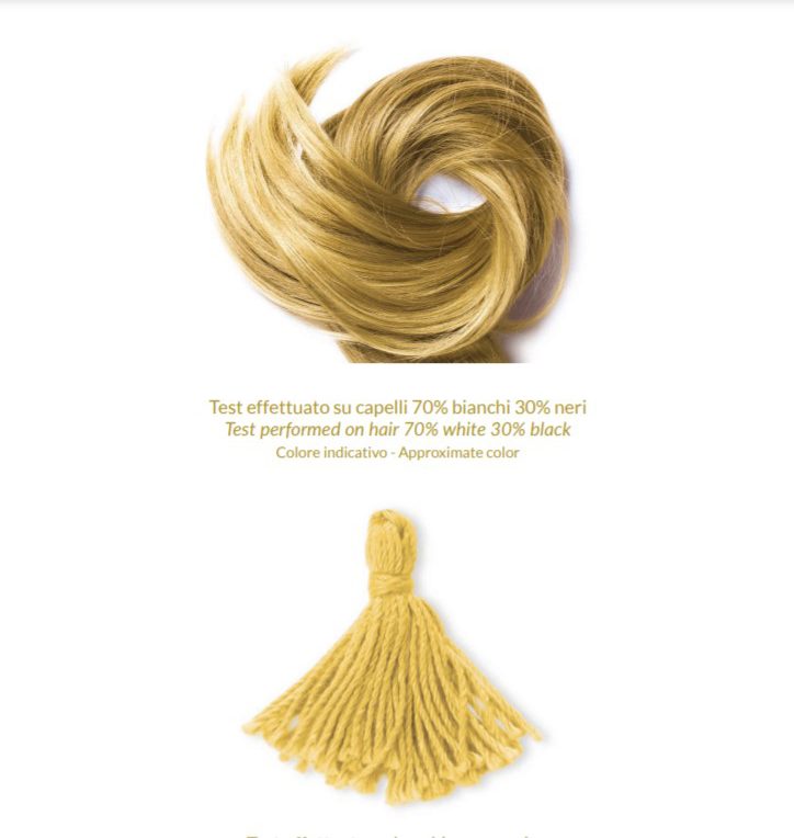 Phitofilos henna verf poeder LICHT BLOND - AS BLOND kleur - Biondo Camomilla 100g